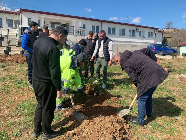 Ka filluar aksioni i mbjelljes së fidaneve së bashku me shoqatën edukative “Vallaznia”…